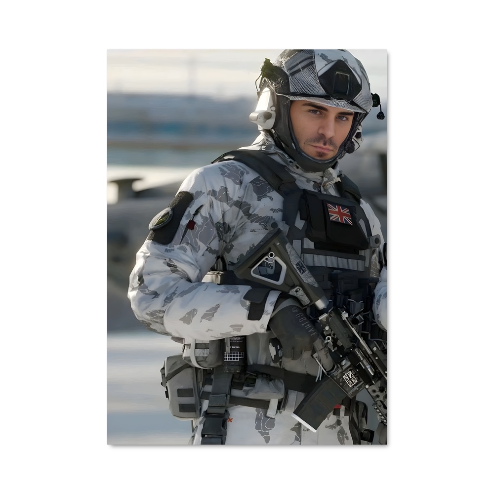 Poster Commandant Soap – affiche Call of Duty